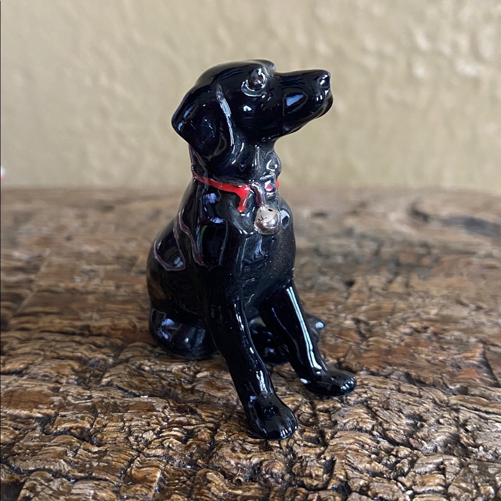 🐕🦺Vintage🐕🦺Black Lab Dog Figurine - Picture 5 of 10